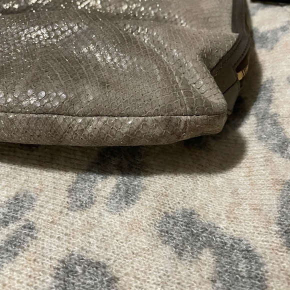 Coach suede snake skin purse - Picture 6 of 7
